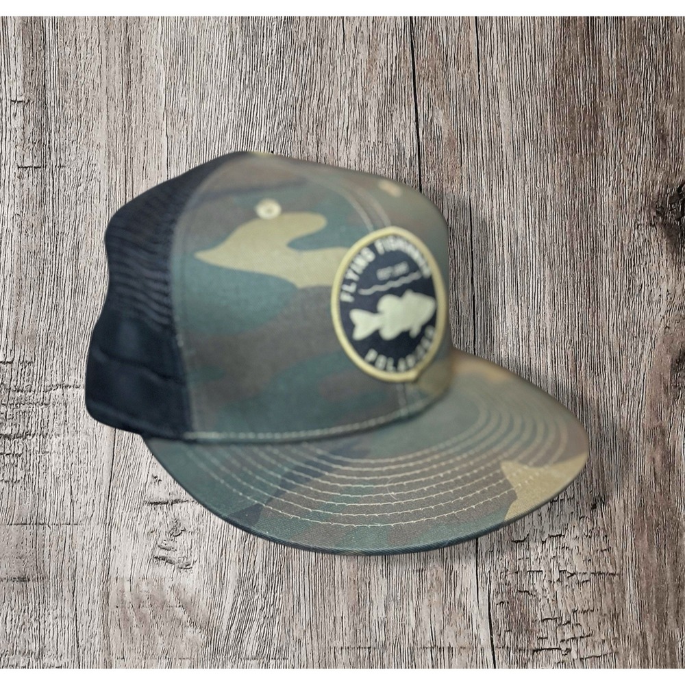 Flying Fisherman Bass Patch SnapBack Hat - Picture 3 of 4